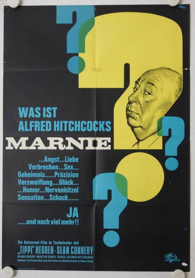Marnie original release german movie poster